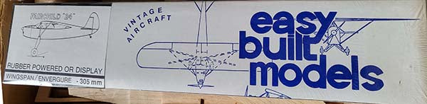 Easy build Stinson Reliant 24 12'' FF-37 Model Kit