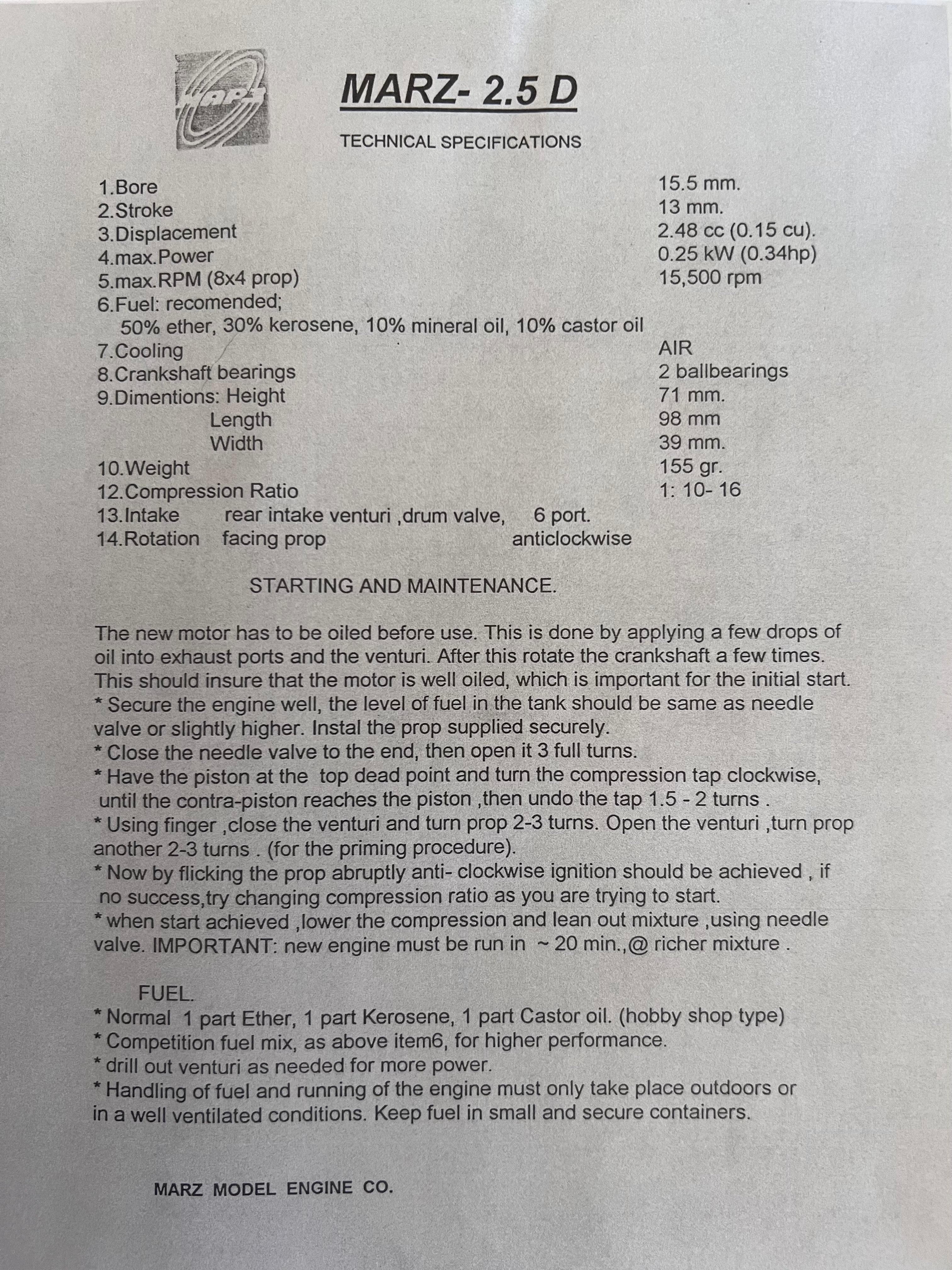 MARZ 2.5 B/B Rear Intake Diesel – Carlson Engine Imports